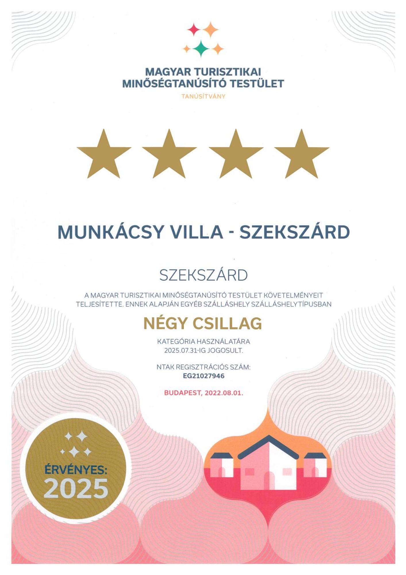 Munkacsy Villa - เซคซาร์ด ภายนอก รูปภาพ